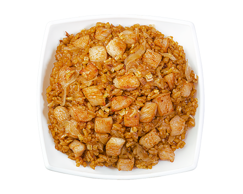 Рис з курчам в китайському соусі